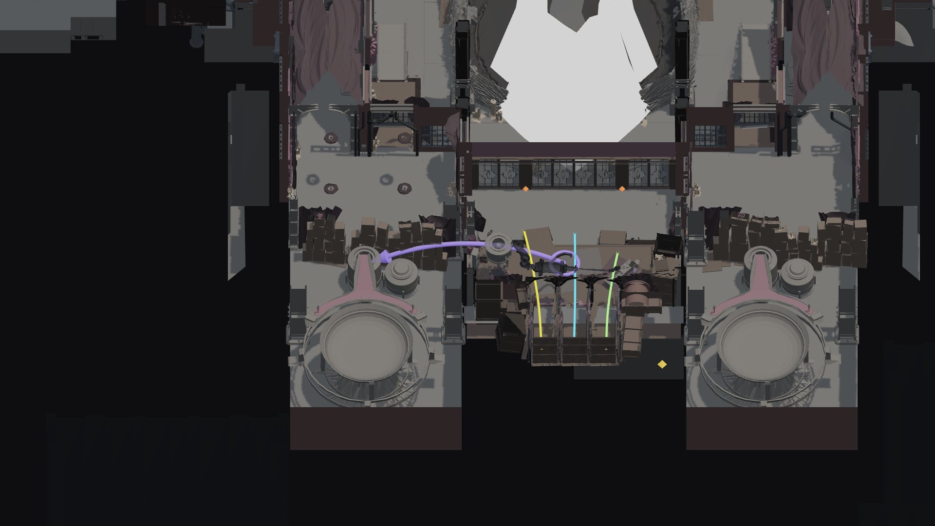 4 × Team spawn moved, before (update 6694)
