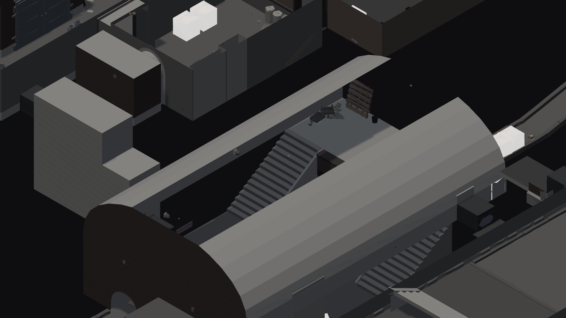 8 × Fake wall added, before (update 6694)