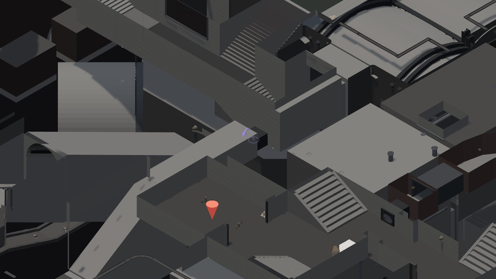 4 × Fake wall moved, before (update 6694)